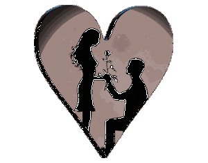 Gif animé coeur amoureux